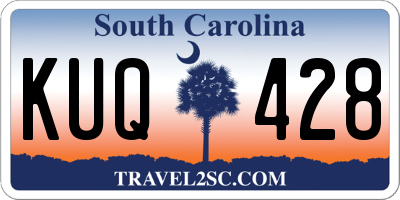 SC license plate KUQ428