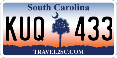 SC license plate KUQ433