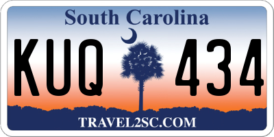 SC license plate KUQ434