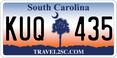 SC license plate KUQ435
