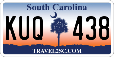 SC license plate KUQ438