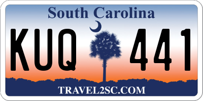 SC license plate KUQ441