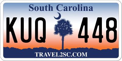 SC license plate KUQ448