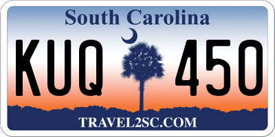 SC license plate KUQ450