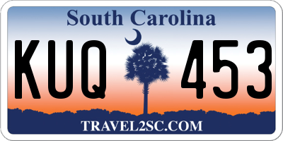 SC license plate KUQ453