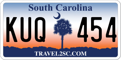 SC license plate KUQ454