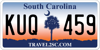 SC license plate KUQ459