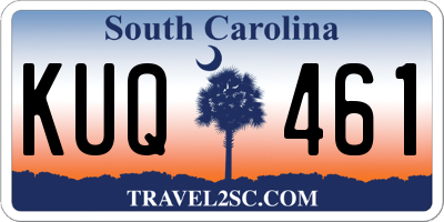 SC license plate KUQ461