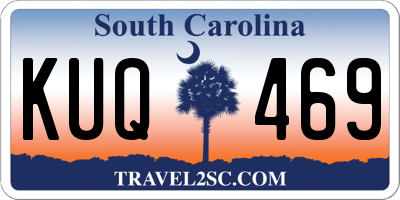 SC license plate KUQ469