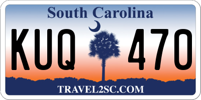 SC license plate KUQ470