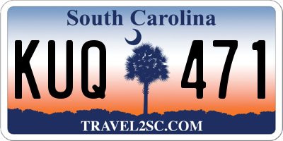 SC license plate KUQ471