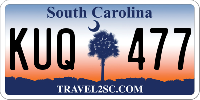 SC license plate KUQ477