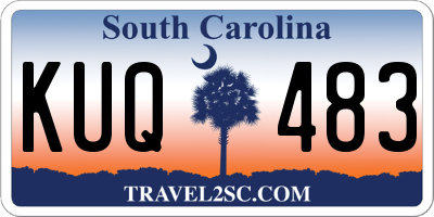 SC license plate KUQ483