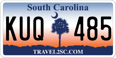 SC license plate KUQ485