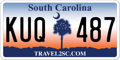 SC license plate KUQ487