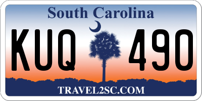 SC license plate KUQ490