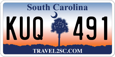 SC license plate KUQ491