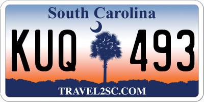 SC license plate KUQ493