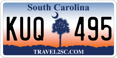 SC license plate KUQ495