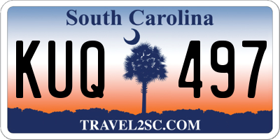 SC license plate KUQ497