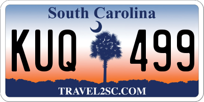 SC license plate KUQ499