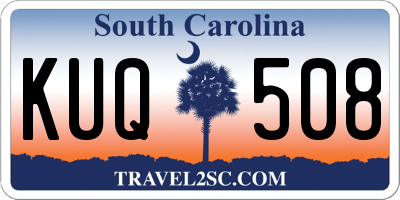 SC license plate KUQ508