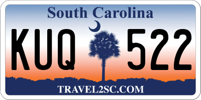 SC license plate KUQ522