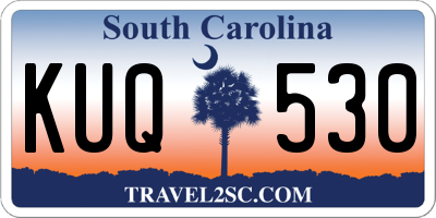SC license plate KUQ530