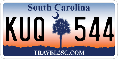 SC license plate KUQ544