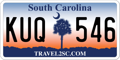 SC license plate KUQ546