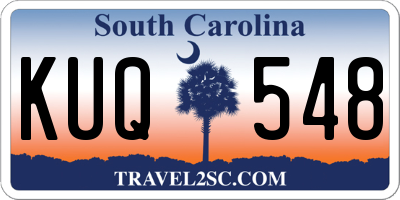 SC license plate KUQ548