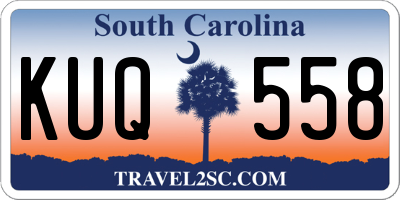 SC license plate KUQ558