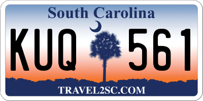 SC license plate KUQ561
