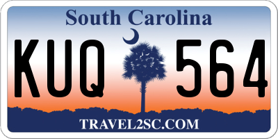 SC license plate KUQ564