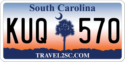 SC license plate KUQ570