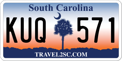 SC license plate KUQ571
