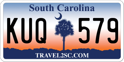 SC license plate KUQ579