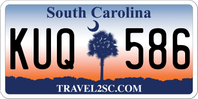 SC license plate KUQ586