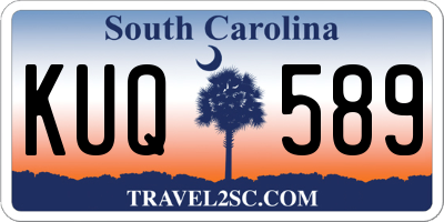 SC license plate KUQ589