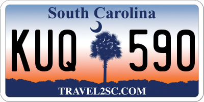 SC license plate KUQ590