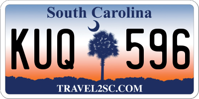 SC license plate KUQ596