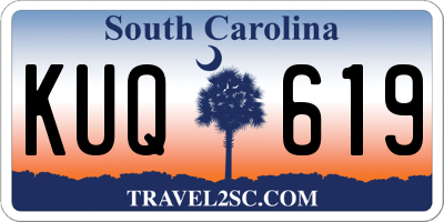 SC license plate KUQ619