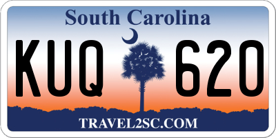 SC license plate KUQ620