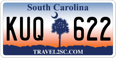 SC license plate KUQ622