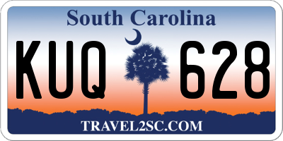 SC license plate KUQ628