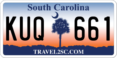 SC license plate KUQ661