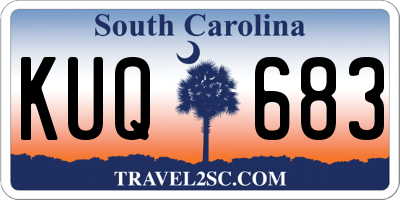 SC license plate KUQ683
