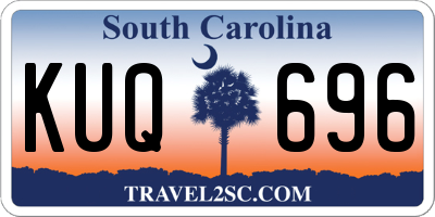 SC license plate KUQ696