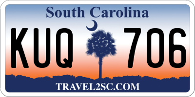 SC license plate KUQ706
