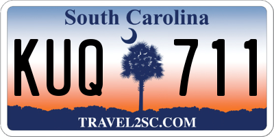 SC license plate KUQ711